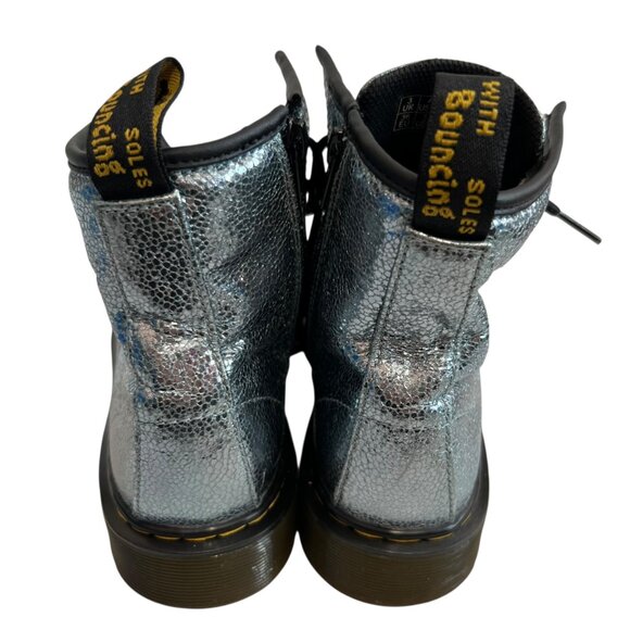 Dr Martens boots juniors crinkle metallic - Picture 4 of 9